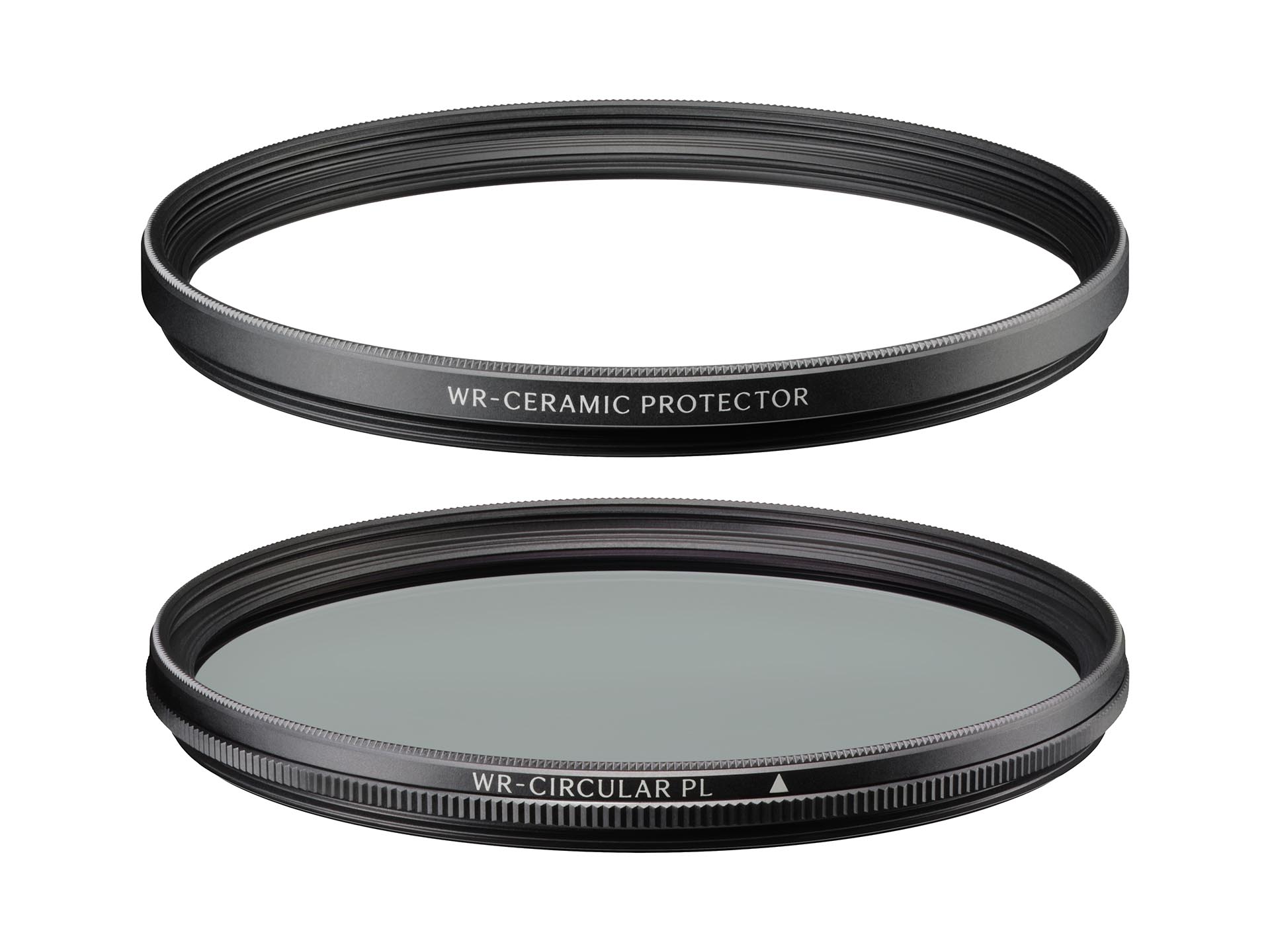 上からSigma WR Ceramic Protector PTC-21、Sigma WR Circular PL Filter CPL-21