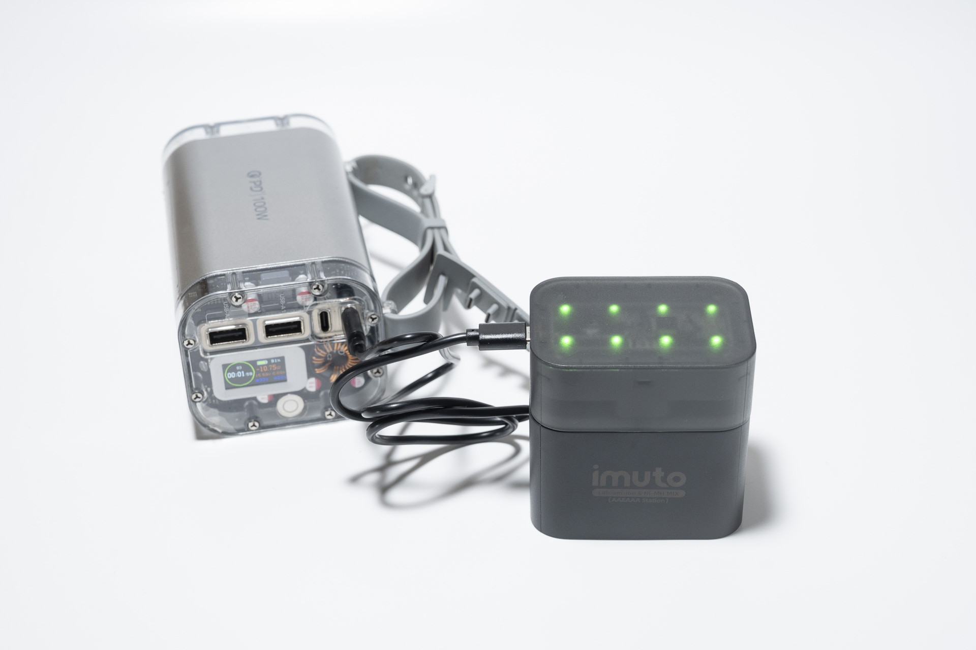 充電電力は10.75Wだった。USB Type-Cなのでモバイルバッテリーやシガーアダプターからも充電でき便利だ