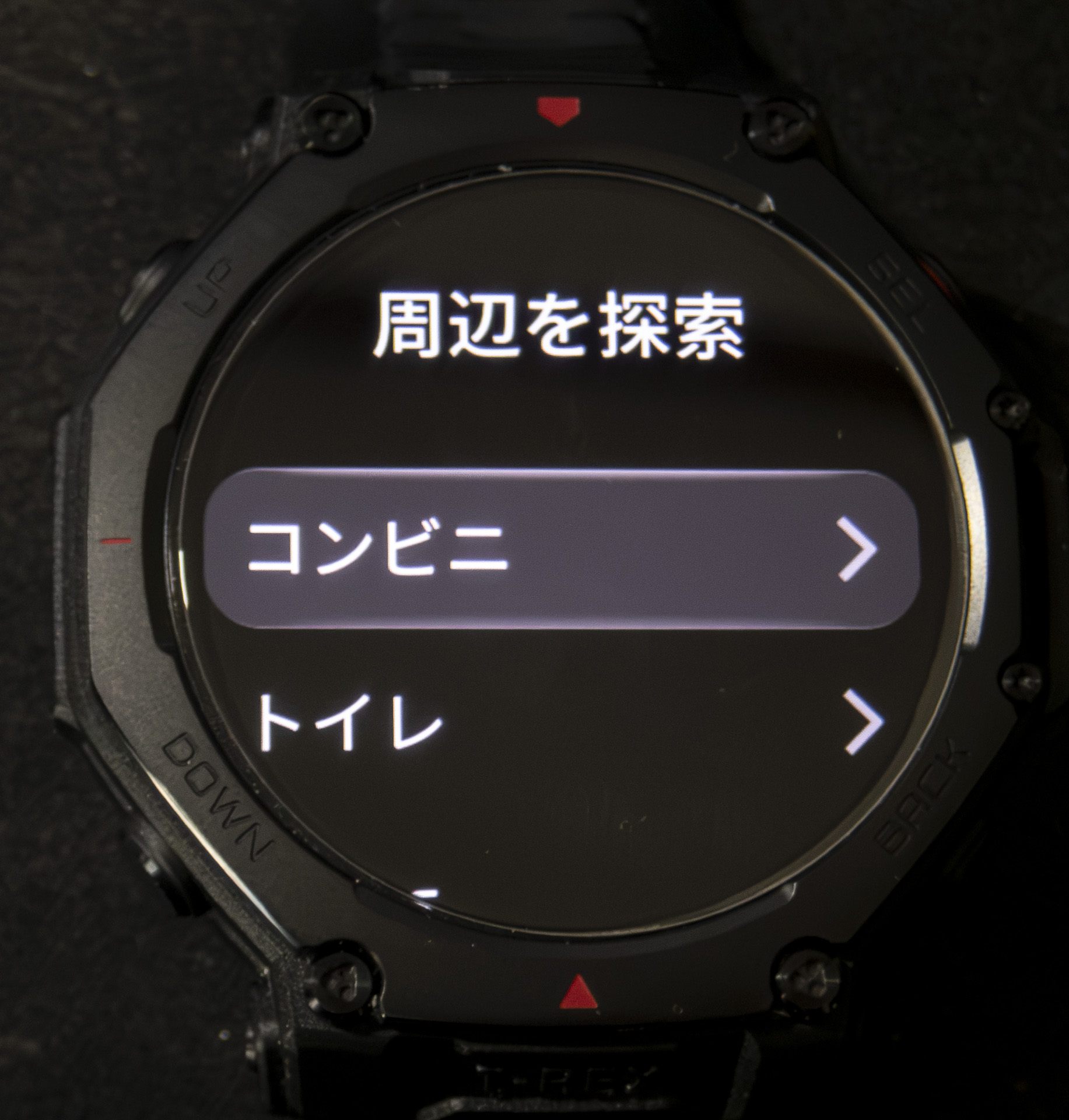 コンビニや公衆トイレ、宿泊施設など実用的なカテゴリが揃っている