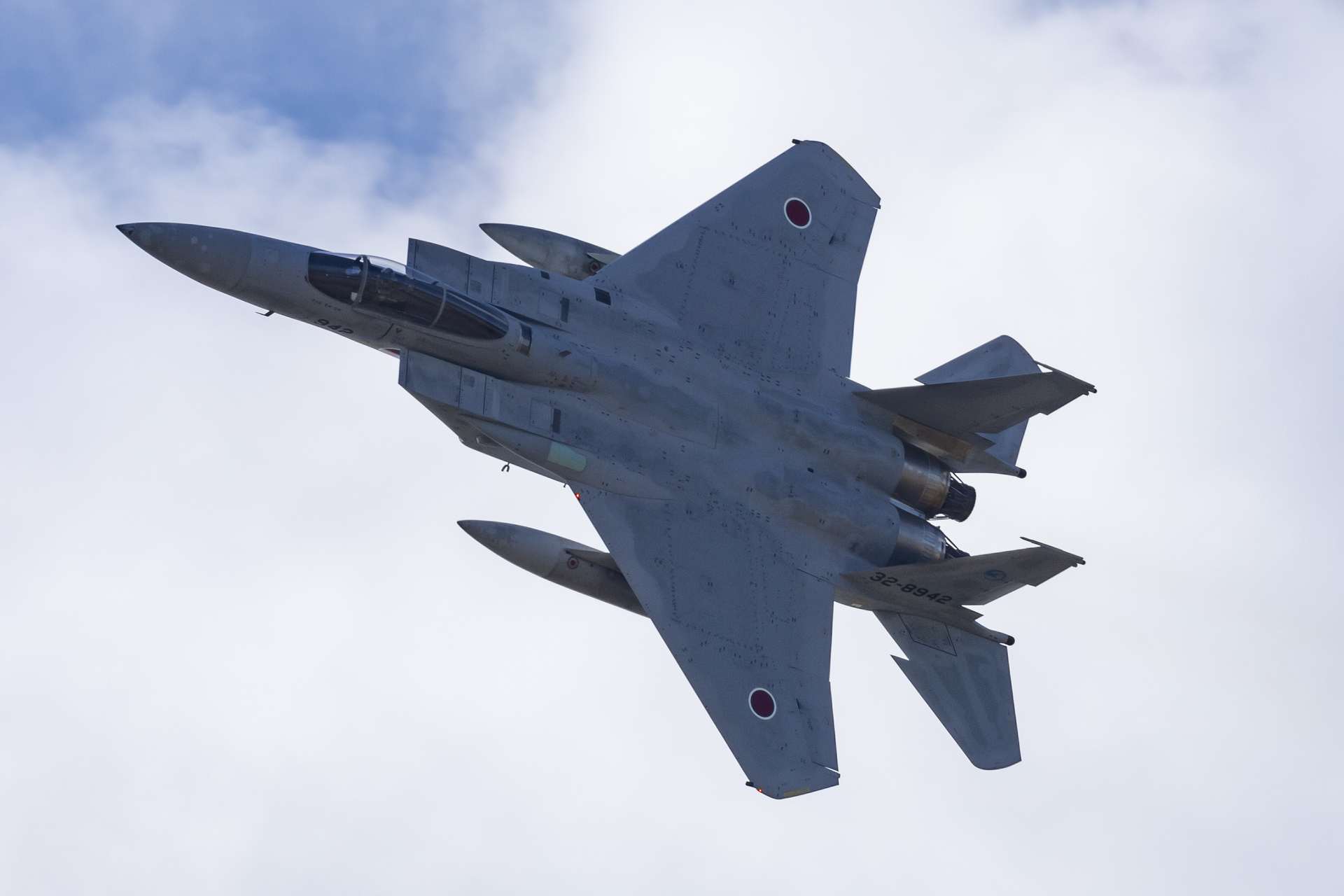 F-15の機動飛行（2023年撮影）