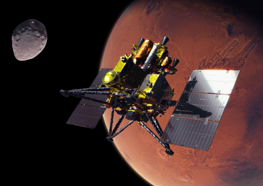 火星衛星探査機「MMX」のイメージ