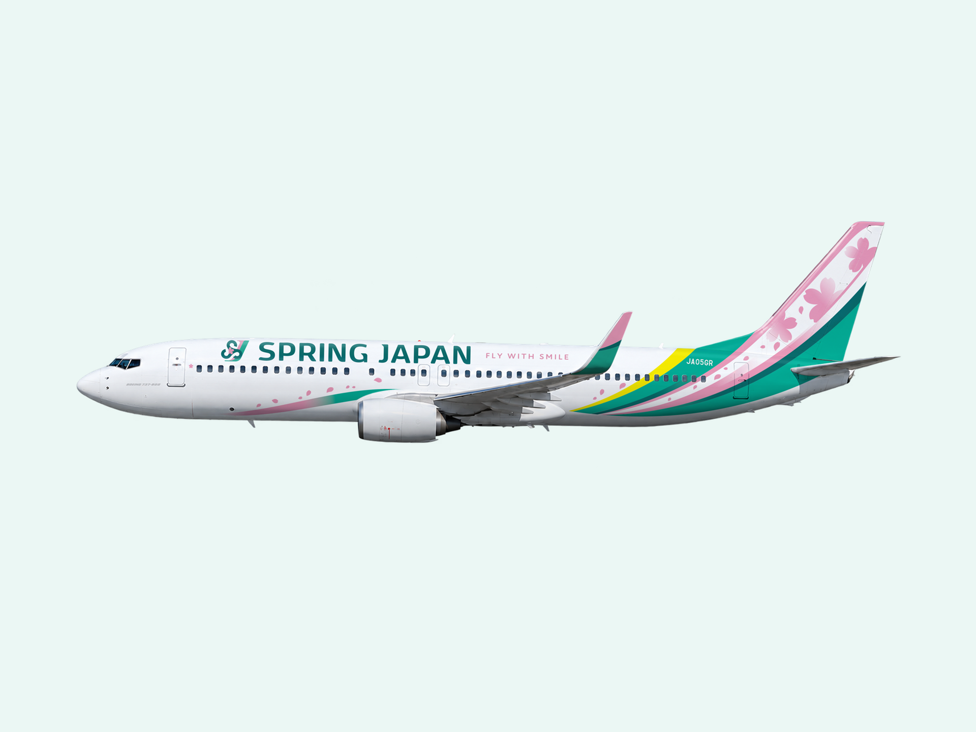 スプリング・ジャパンの新塗装機体