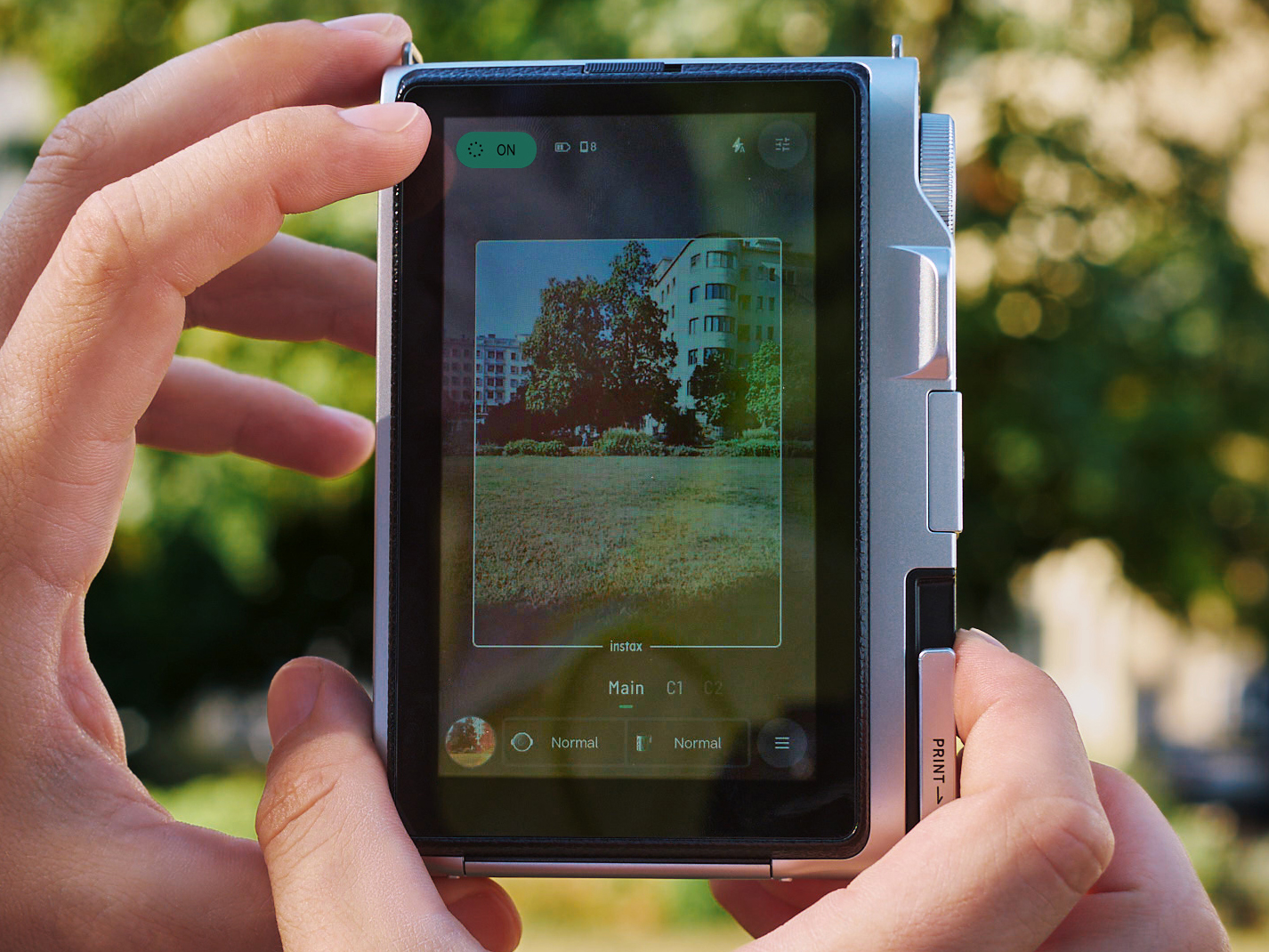 instax Expanded Viewモードのイメージ