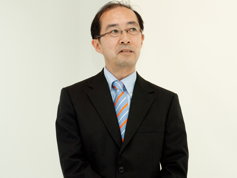 <b>取締役の秋山圭一氏</b>