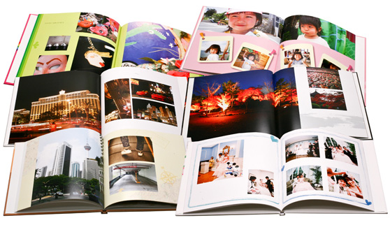 <b>かんたんMyBookの作成例</b>