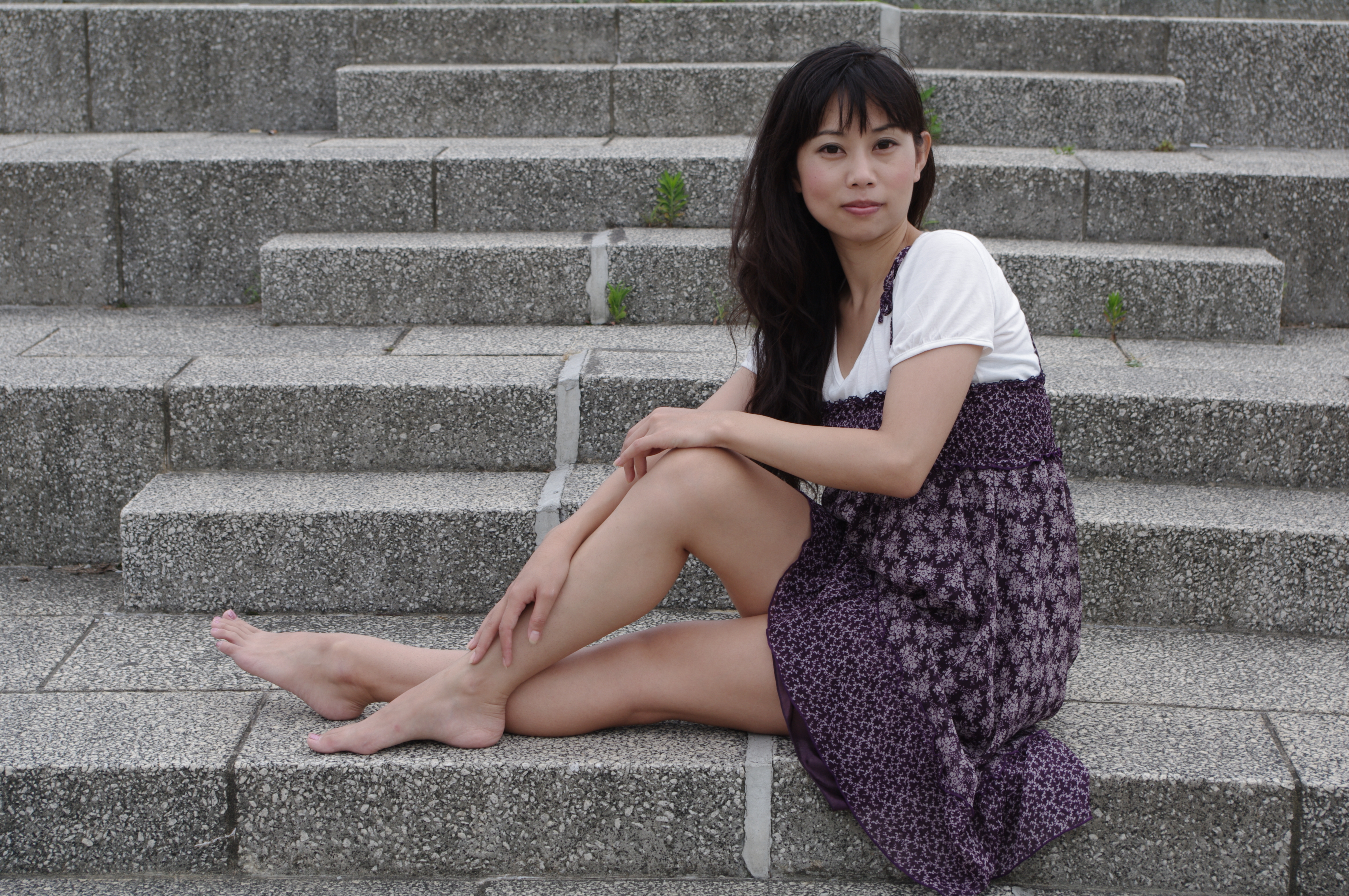 <b>自動水平補正オフ。画面が右に傾いている</b>