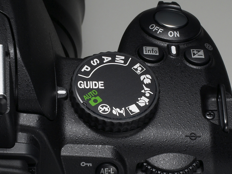 <b>モードダイヤルに「GUIDE」を表示する</b>