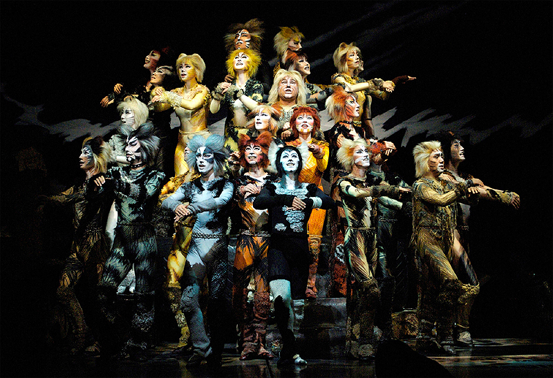 <b>キャッツの舞台風景</b>