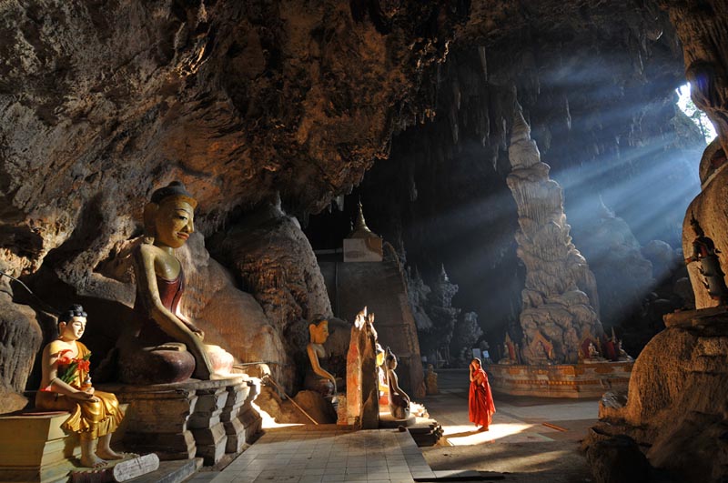 <b>グランプリの「Cave Of Hope」（Maung Maung Gyi氏）</b>