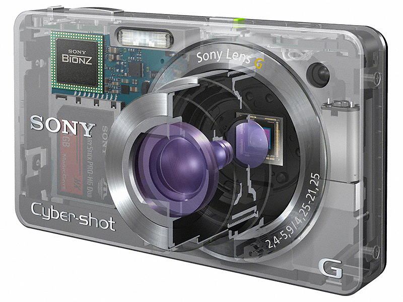 <b>内部構造を表した透視図。「BIONZ」、「G」といったキーワードが見える</b>