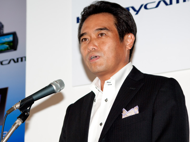 <b>業務執行役員SVPパーソナルイメージング&amp;サウンド事業本部長の今村昌志氏</b>