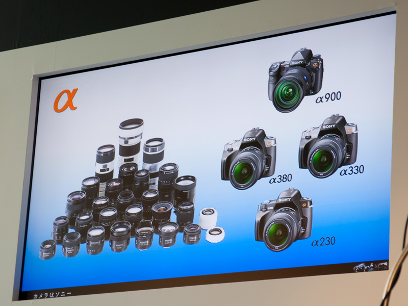 <b>今後もαシリーズのラインナップを拡充するという</b>