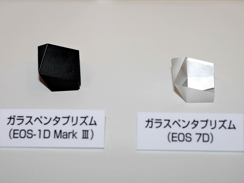 <b>視野率約100%を実現したガラスペンタプリズム</b>