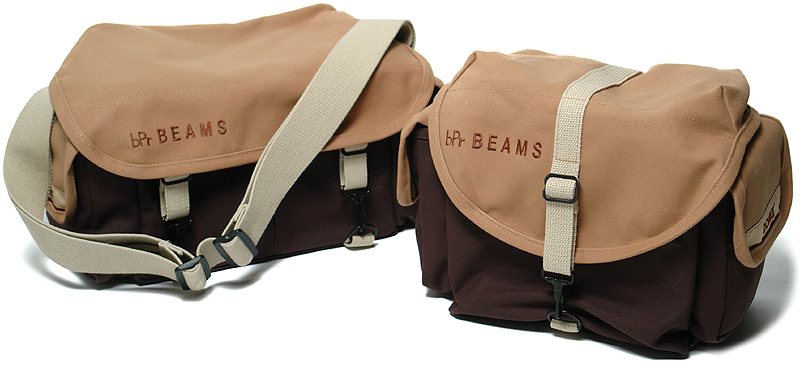 <b>DOMKE×bpr BEAMS。F-2（左）とF-3X（右）</b>