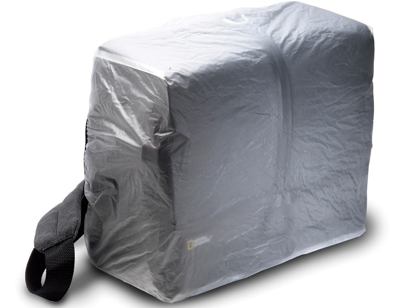 <b>レインカバーをかぶせたところ</b>