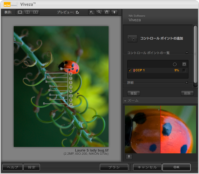 <b>同じくComplete Collection for Lightroom &amp; Aperture限定版に含まれる「Viveza」</b>