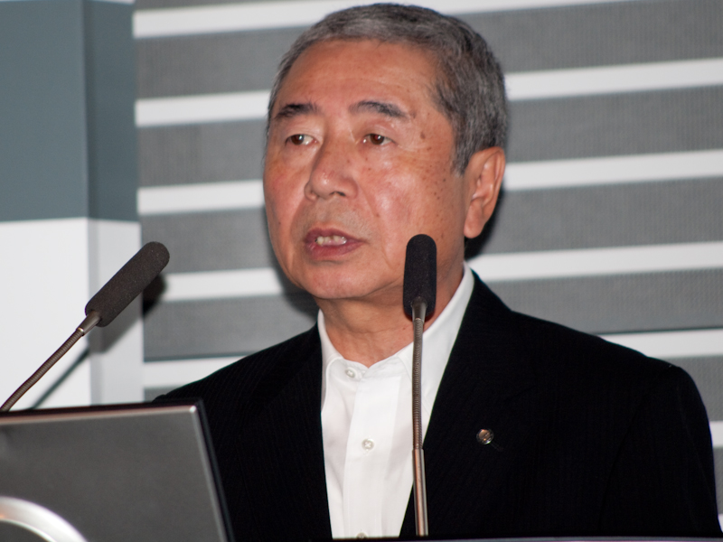 <b>キヤノンマーケティングジャパン常務取締役コンスーマイメージングカンパニープレジデントの佐々木統氏</b>