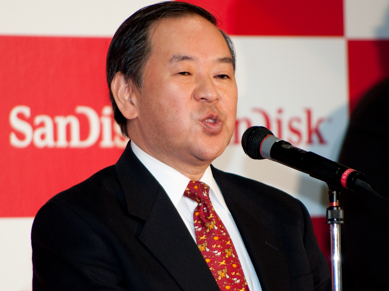 <b>サンディスク株式会社代表取締役社長の小池敦義氏</b>