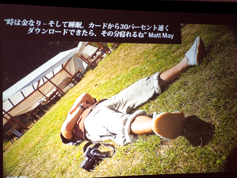 <b>現役プロカメラマンの言葉をところどころで引用した</b>