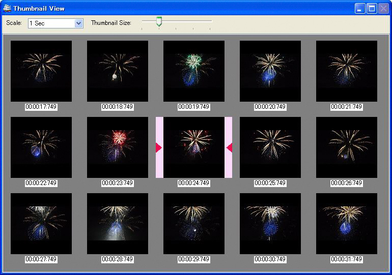 <b>サムネイル表示</b>