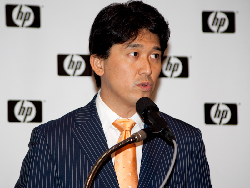 <b>執行役員イメージ・プリンティング事業統括の挽野元氏</b>