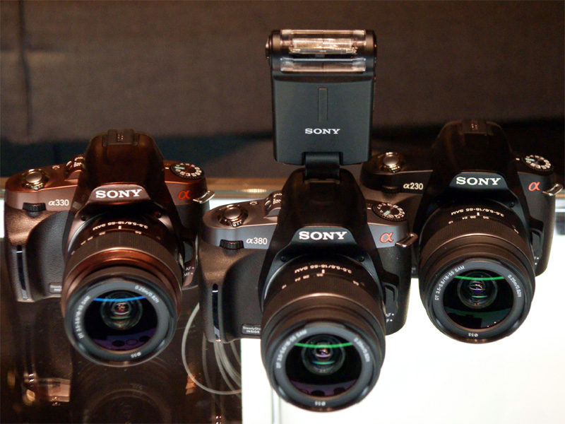 <b>α330、α380、α230など、現行αも勢ぞろい</b>