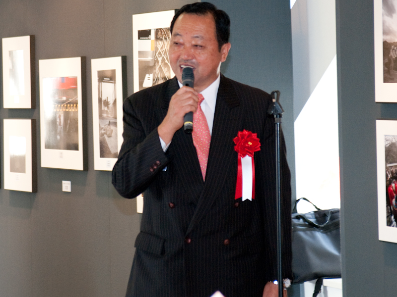 <b>タムロン代表取締役社長の小野守男氏</b>