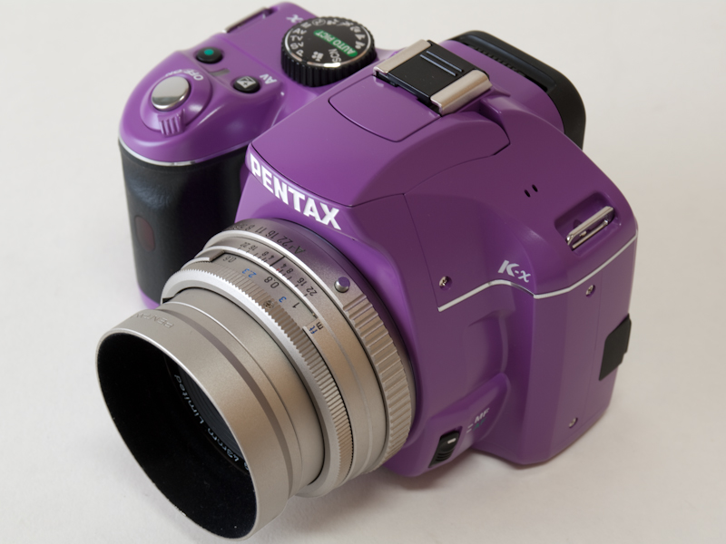 <b>パープルボディ+ブラックグリップ+FA 43mm F1.9 Limited</b>