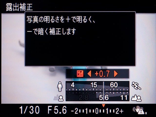 <b>ヘルプガイドをオンにしておくと、いろいろな機能の説明を表示してくれる。ありがたい反面、邪魔に感じるときもある</b>