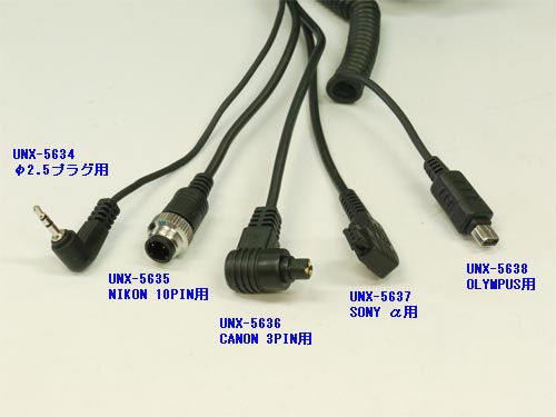 <b>各製品の接続端子</b>