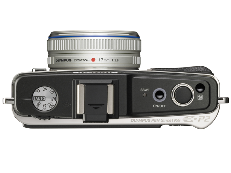 <b>上面（レンズは、M.ZUIKO DIGITAL 17mm F2.8）</b>