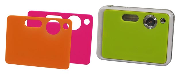 <b>DC318と付属のフェイスプレート</b>