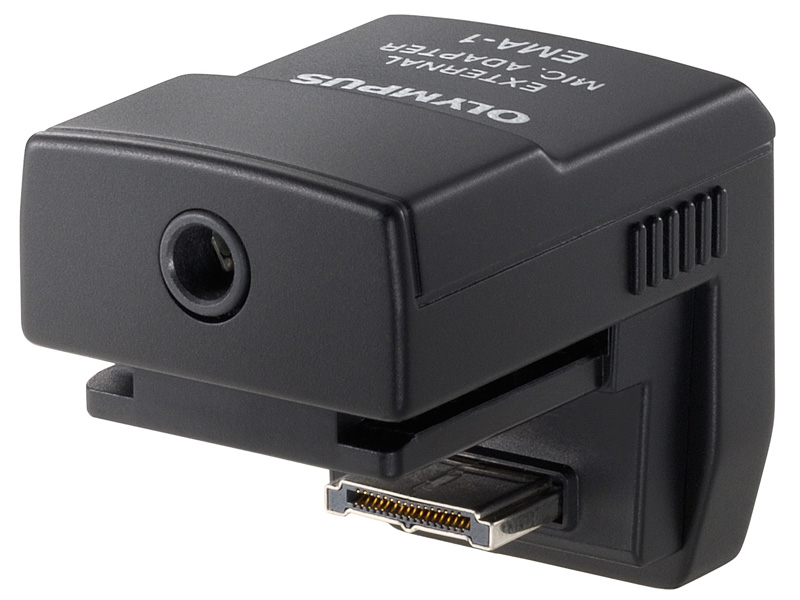 <b>EMA-1。ホットシューに装着して使用する</b>