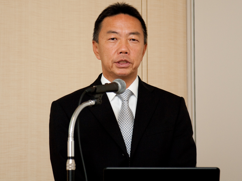 <b>営業マネージャーの内田哲氏</b>