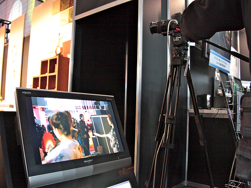 <b>スルー画像は液晶ディスプレイで見ることができた</b>