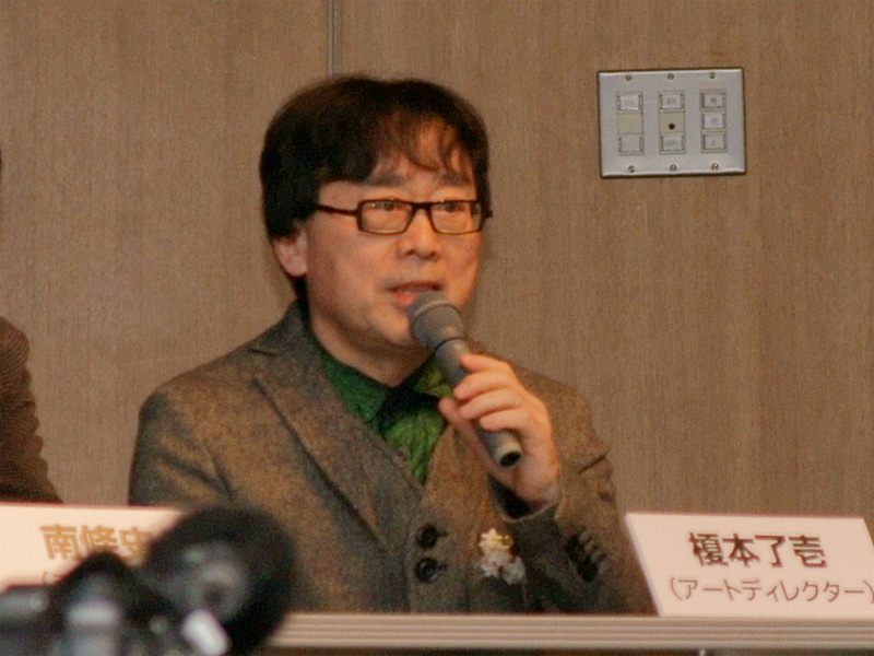 <b>杉山氏を選出した榎本了壱氏</b>