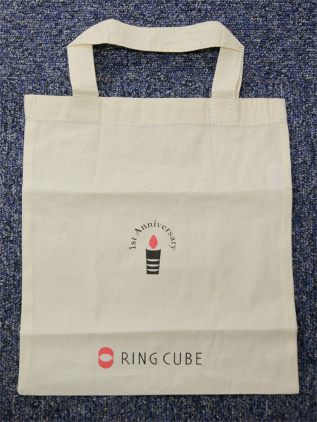 <b>RING CUBEオリジナルコットンバッグ</b>
