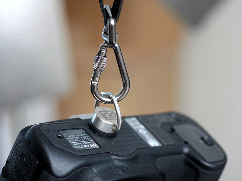 <b>カメラを装着したところ</b>