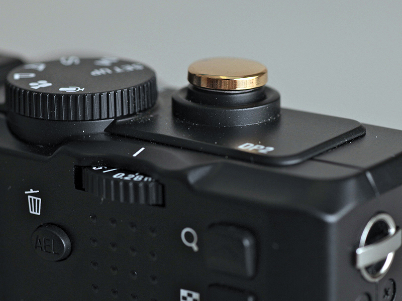 <b>DP2にゴールドを装着してみた。結構目立つ</b>