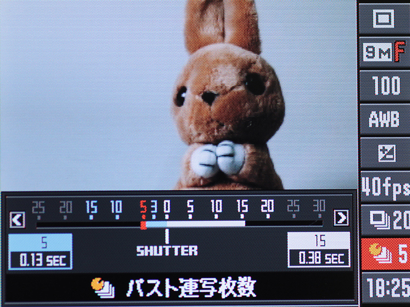 <b>シャッターを押す前に遡って撮影ができる「パスト連写」も搭載</b>