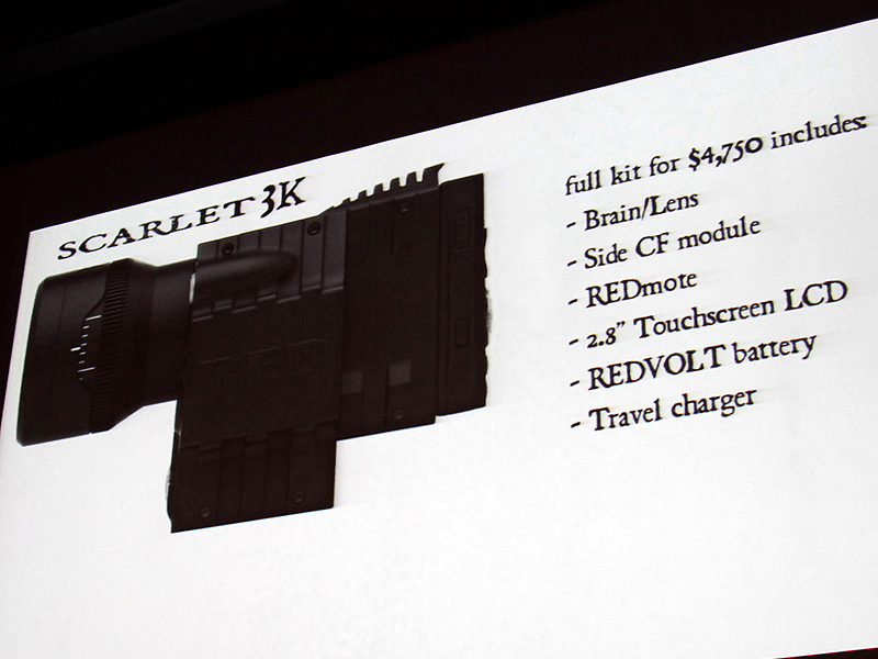 <b>2/3型で3KとなるSCARLET</b>