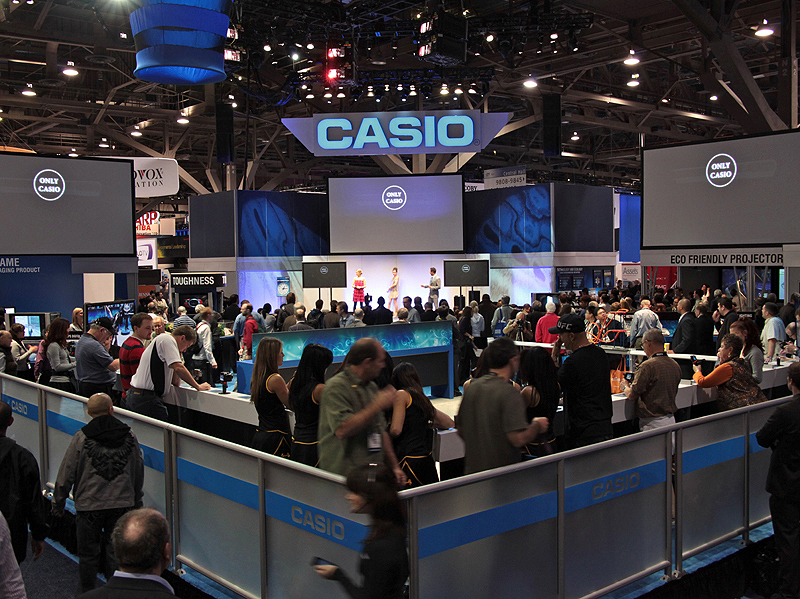 <b>カシオブース</b>