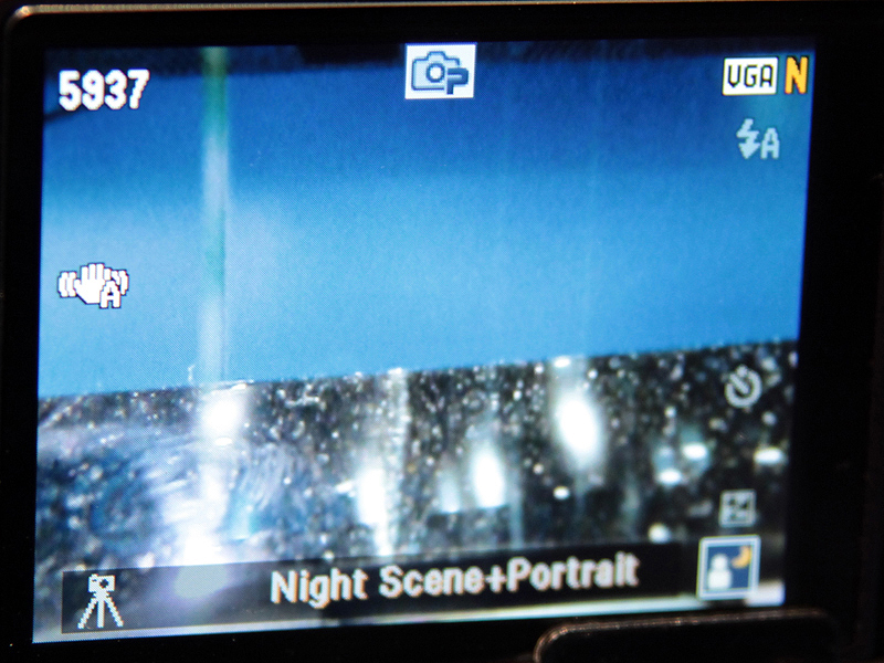 <b>プレミアムオートの撮影時画面</b>