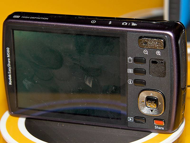 <b>EASYSHARE M580。ほかのMシリーズもデザインはほぼ共通</b>