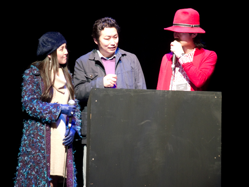 <b>　PHOTOGRAPHER HAL氏は、自身の作品集「Couple Jam」の収録作品を上映。被写体となったカップルもゲストとして出演していた</b>