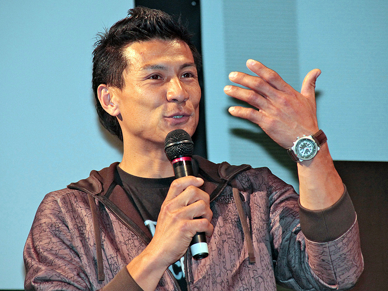 <b>フリークライマーの平山ユージ氏</b>