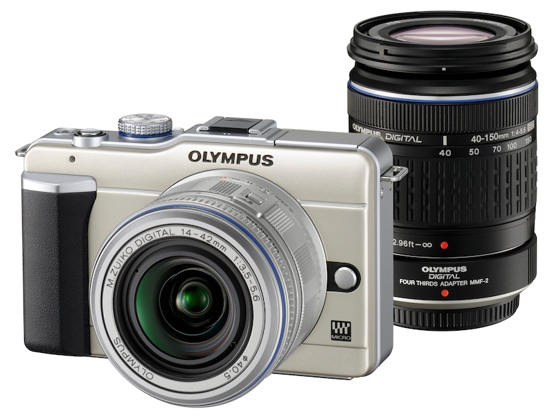 <b>E-PL1ダブルズームキット（シャンパンゴールド）</b>