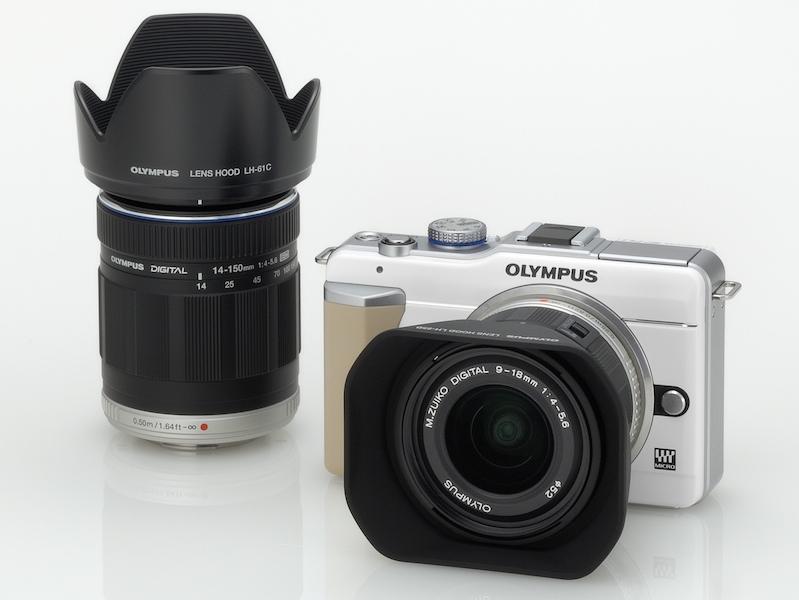 <b>同時発表のM.ZUIKO DIGITAL ED 9-18mm F4-5.6とM.ZUIKO DIGITAL ED 14-150mm F4-5.6との組み合わせ例</b>