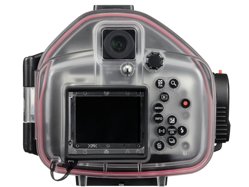 <b>PT-E01をE-PL1に装着した状態</b>