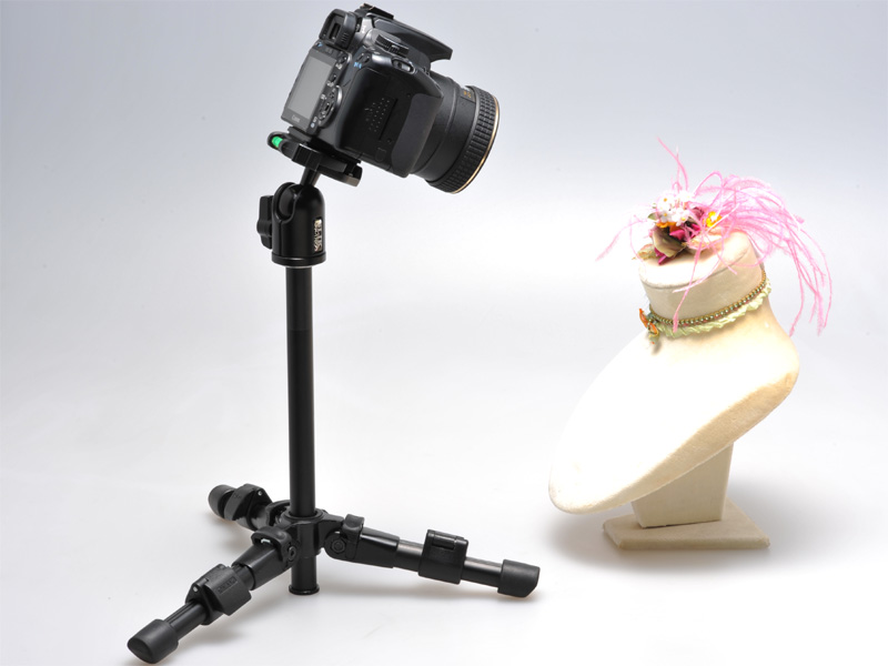 <b>使用例。延長ポールが付属する</b>